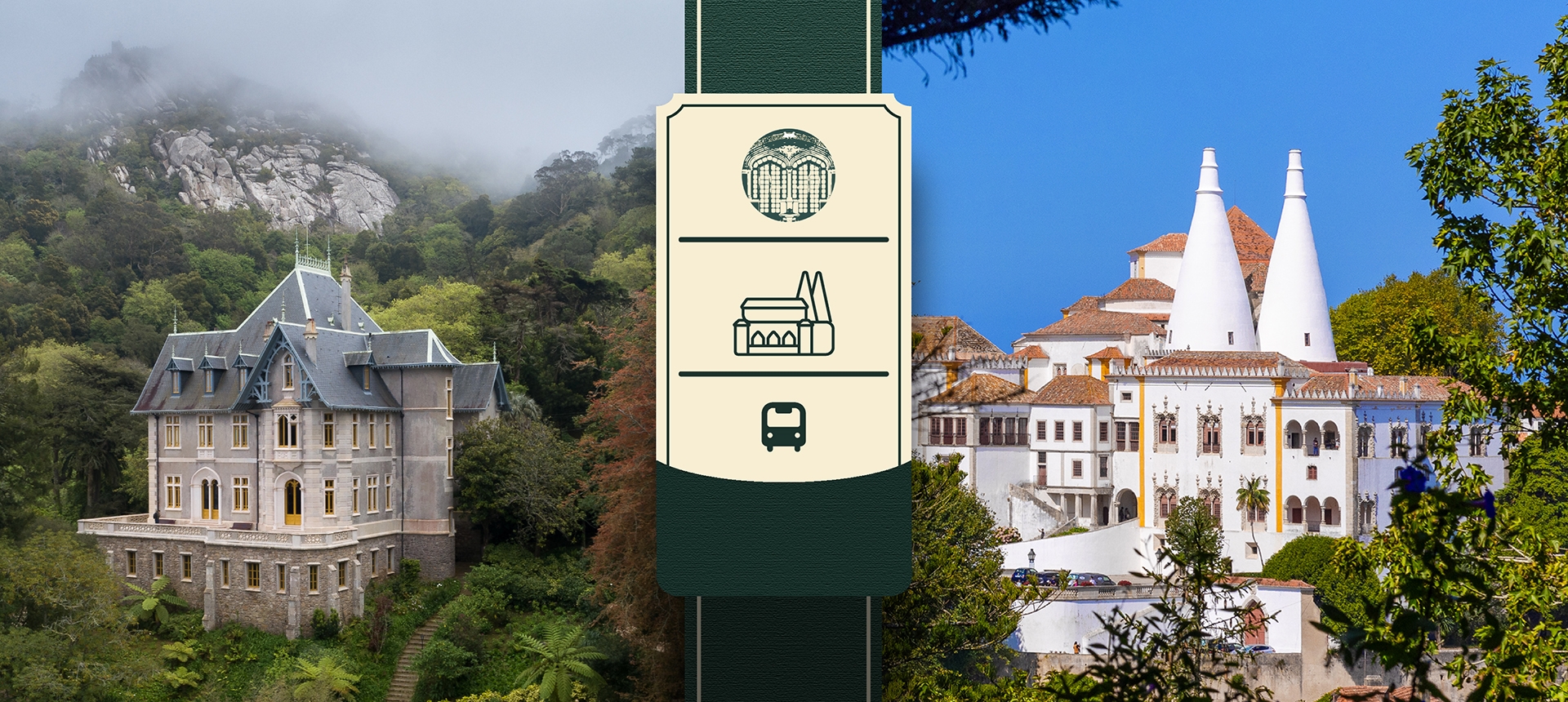 Palácio Nacional de Sintra + Palácio e Parque Biester