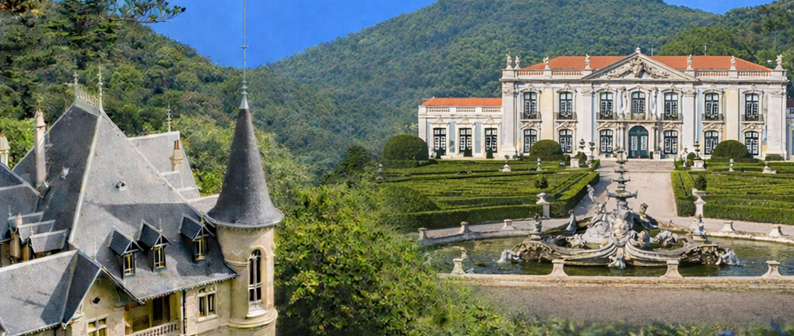 Palácio Nacional e Jardins de Queluz + Palácio Biester